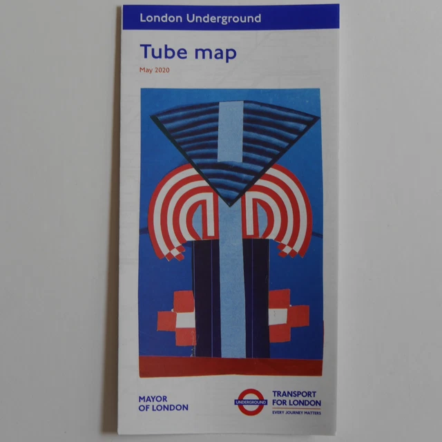 LONDON UNDERGROUND TFL pocket tube map May 2020 Elisabeth Wild