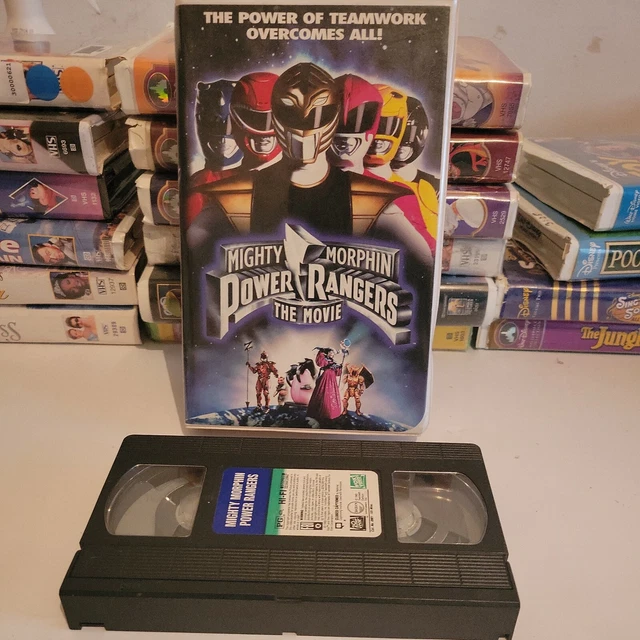 MIGHTY MORPHIN POWER Rangers The Movie VHS With Insert Papers 1995