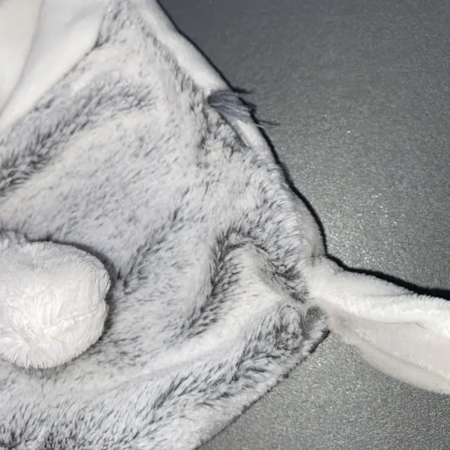 Doudou plat ours déguisé en lapin blanc gris Happy Baby ORCHESTRA PREMAMAN - 3