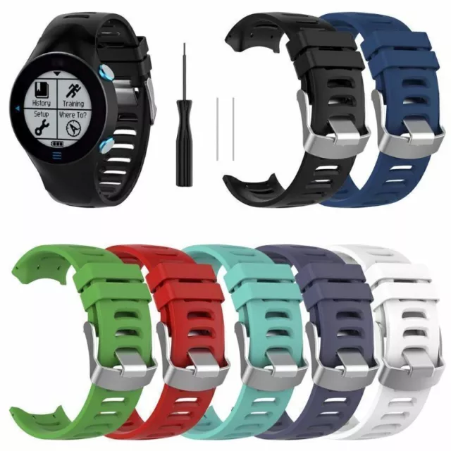 Silicone Replacement Wrist Strap Watch Band For Garmin Forerunner 610 Watch with