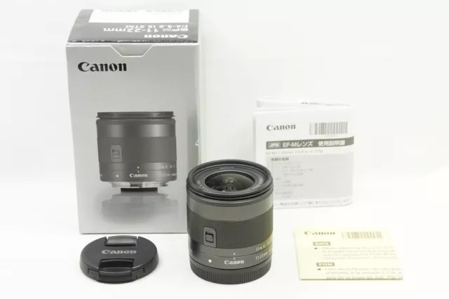 Canon EF-M 11-22mm F4-5.6 IS STM AF Lens for EOS M Mount w/ Box #240325e