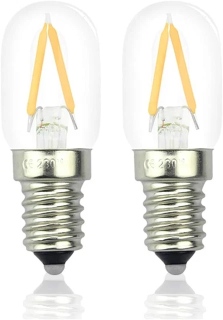 Bonlux 2W LED Kühlschrank Birne E14 warmweiß 2700K 15W Halogenäquivalent Energie Sa