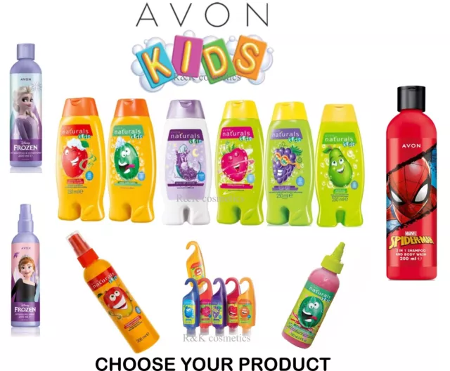 Avon Naturals Kids Range - Body Wash / Shampoo / Detangling Spray FULL RANGE