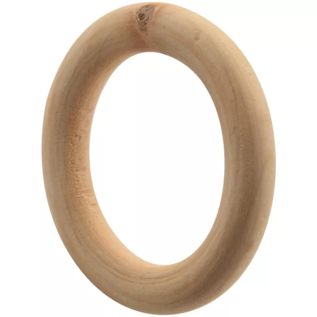 Anillos de madera natural, diámetro 50mm B1S95435