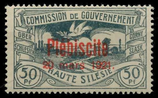 OBERSCHLESIEN Nr 36 postfrisch gepr. X4B0C2A
