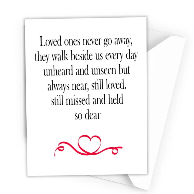 SYMPATHY CARD THINKING of you card Miss you card Sorry for your loss ...