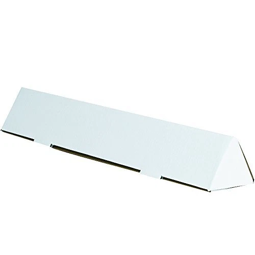 PMTM230 Triangle Mailing Tubes, 2" x 30 1/4", Oyster White (Pack of 50)