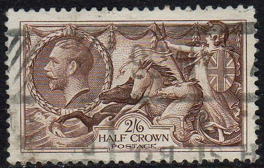 UK MiNr.: 186 Stamped George and Britannia