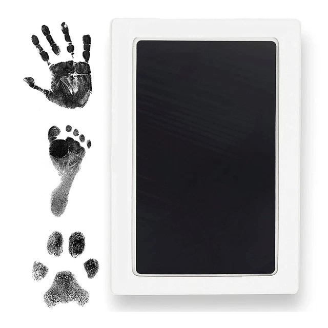 Clean Touch Ink Pad for Baby Handprints and Footprints – Inkless Infant Hand & F