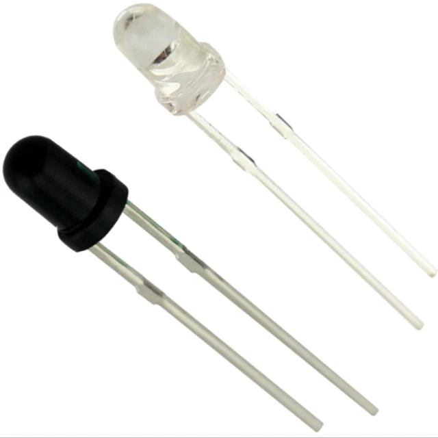 100PCS Infrared transmitting and receiving tube 940nm IR204C PT204 IR333C PT334