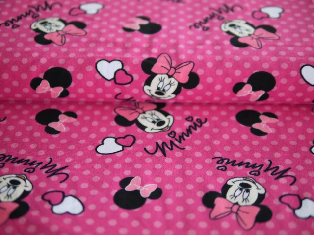Baumwolljersey Minnie Mouse Stoff DISNEY BAUMWOLL-JERSEY