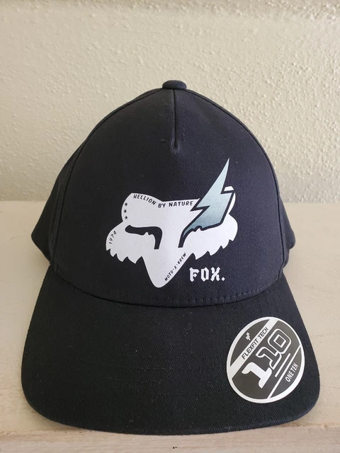 Fox Racing Youth 110 Hellion By Nature Snapback Black White Hat Cap