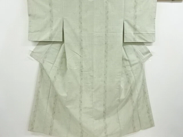 6877458: Japanese Kimono / Antique Kimono / Fushi Tsumugi / Woven Fan