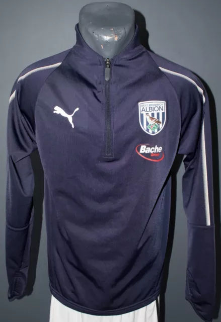 West Bromwich Albion Jacke Sweatshirt Blau Track Fußball Herren Größe S