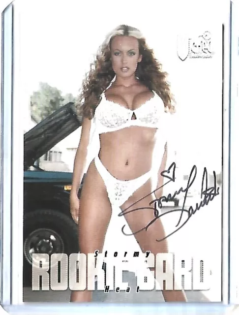 Stormy Daniels WICKED PICTURES Signed "Rookie" Card