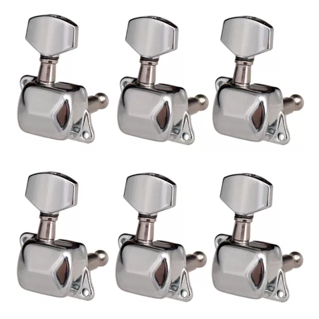 6Pc Right Tuning Peg Key Tuners Machine Head for Electric Guitar DIY Parts