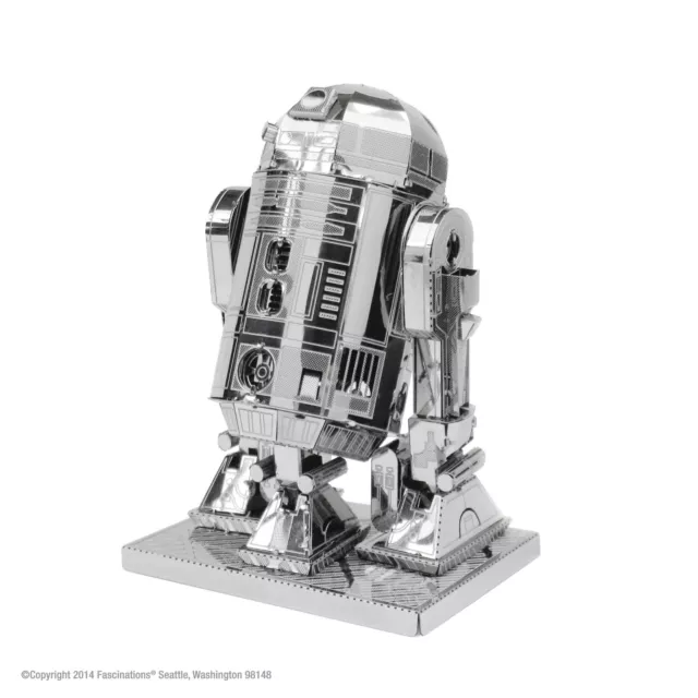 Fascinations Metal Earth 3D Laser Cut Steel Model Kit Star Wars R2-D2 Toy Gift