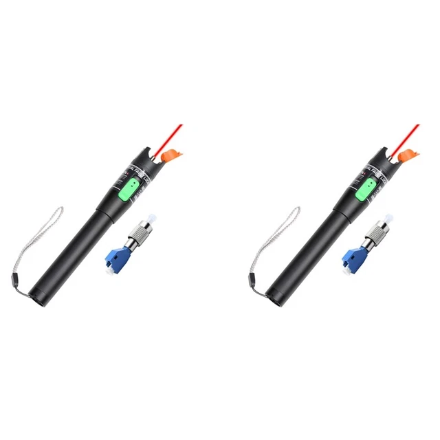 2X Visual Fault Locator, 30MW Fiber Cable Tester with Male to LC-BL9Y5
