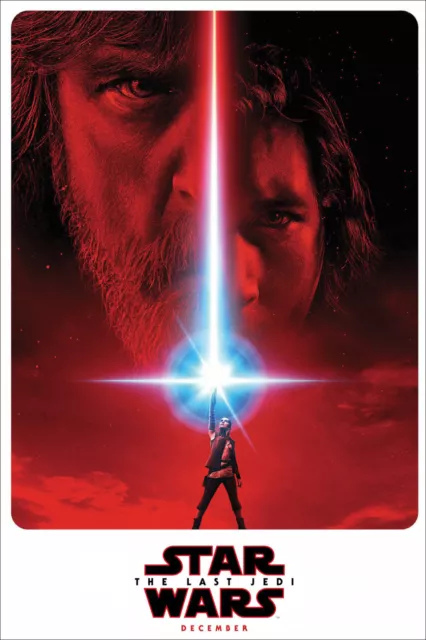 The Last Jedi Star Wars V2 Movie Original Cinema Art Print Premium Poster 2