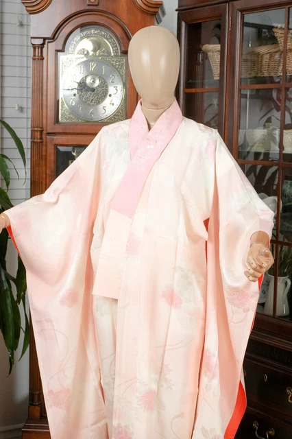 Dear Vanilla Japanese Juban Undergown Women's Kimono Genuine Vintage Mint 2