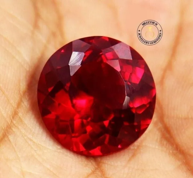 Natural 18.42 Ct Certified BURMA Pigeon Blood Red Ruby Unheated Loose Gemstones 3