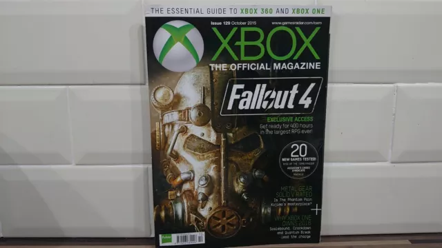 Xbox collectors magazine fallout 4 issue 129 2015