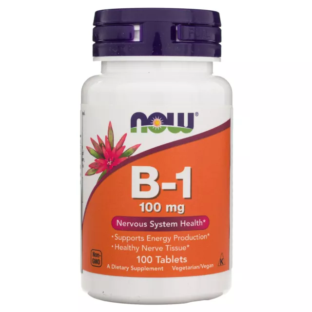 Now Foods Vitamina B-1 100 mg, 100 compresse
