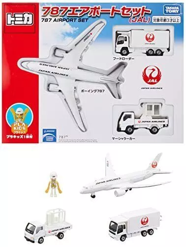 Takara Tomy „Tomica 787 Airport Set (JAL)“, Mini-Auto, Autospielzeug, ab 3...