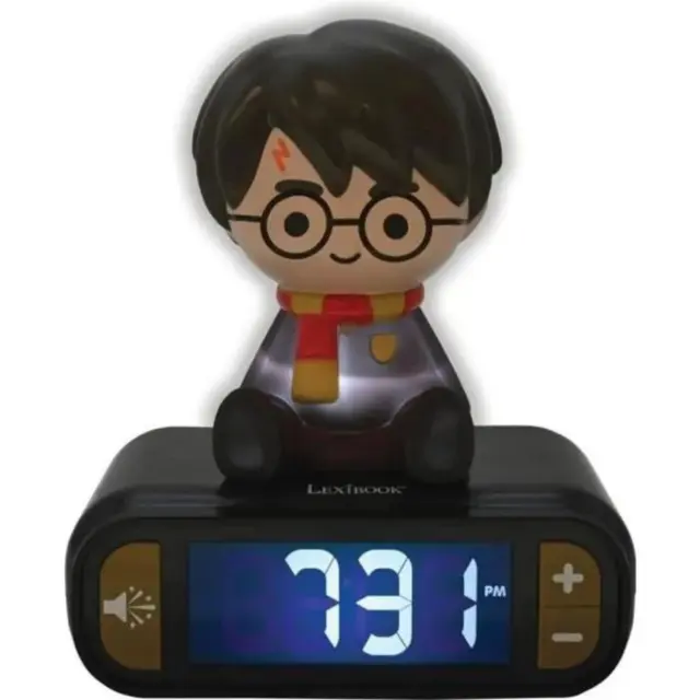Réveil Digital Harry Potter en 3D avec Effets Sonores et Veilleuse Lumineuse