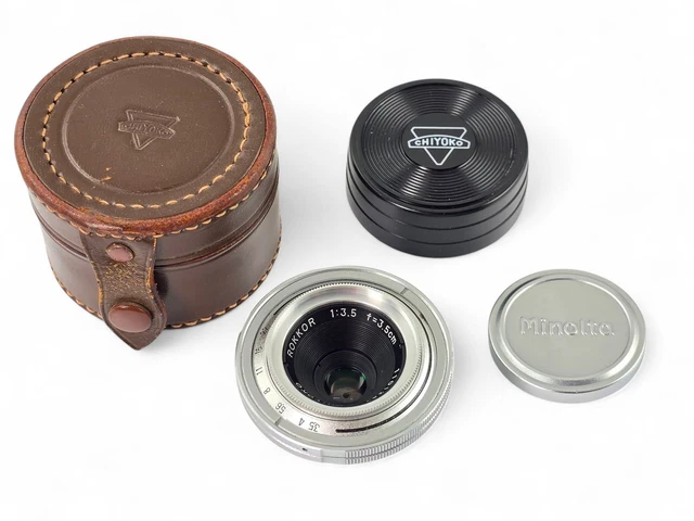 ミノルタCHIYOKO ROKKOR 3.5cm F3.5 ♯1007 ☆希少美品☆ミノルタ MINOLTA CHIYOKO ROKKOR 3.5cm F3.5 ♯1007