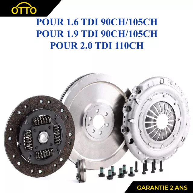 Kit de Embrague Volante Motor Rodamientos para Passat Touran Altea 1.6 1.9 Tdi