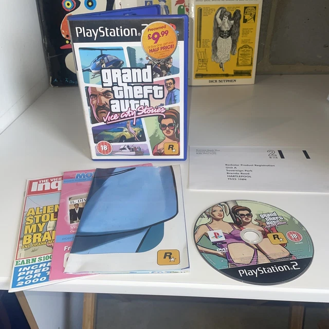 Jeu Grand Theft Auto: Vice City - Version PlayStation 2, Testé Et Fonctionnel, état Correct