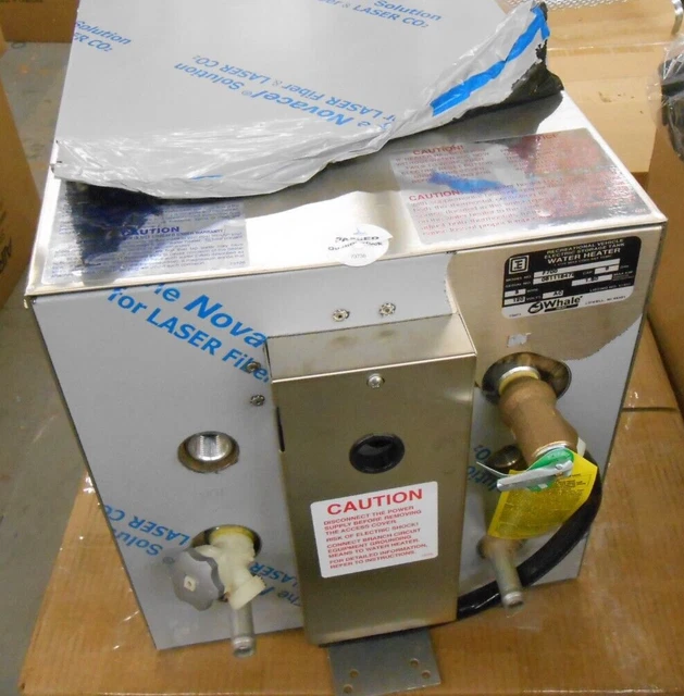 Whale Seaward 6 Gallon Hot Water Heater w/Front Heat Exchanger SS - 120V 150 PSI