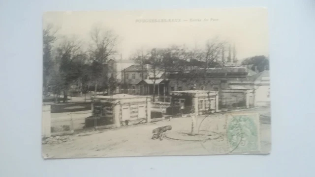 CPA - 58 NEVERS - Pougues-les-Eaux, entrance to the Park