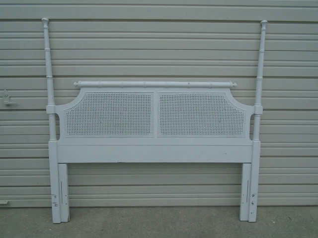 Poster Faux Bamboo Queen size Headboard Henry Link Bali Hai Cane Wicker Tall Poster Faux Bamboo Queen size Headboard Henry Link Bali Hai Cane Wicker Tall