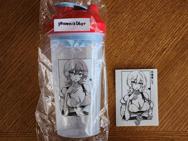Gamer Supps Waifu Cup S4.5 Love at Primera Vista Agitador Limitado GG con Pegatina ¡Nuevo!