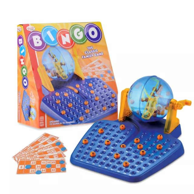 Toyrific Classic Bingo Set, Educational Family Game, with 72 Cards and 90 Balls