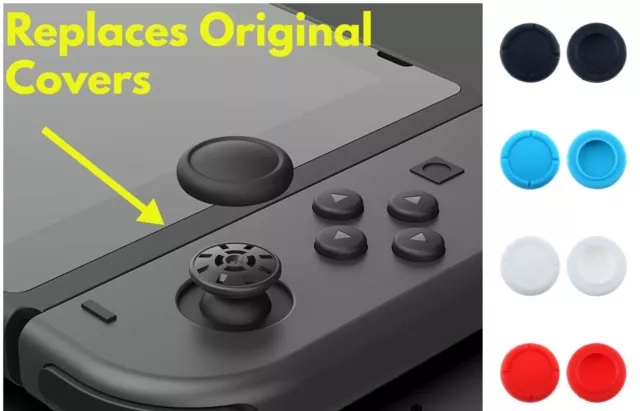 Replacement Thumb Grips Nintendo Switch Covers Pads Caps Joy Con Grip OLED Lite