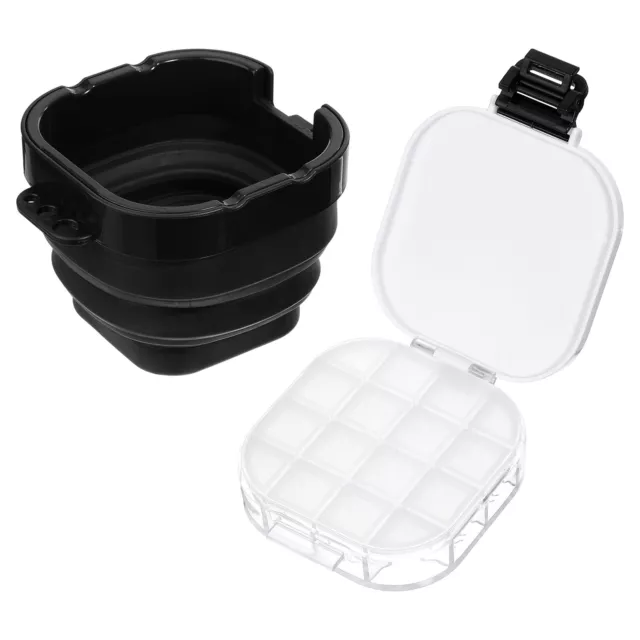 Paint Palette 24 Wells Artist Plastic Paint Holder Tray with Protective Lid