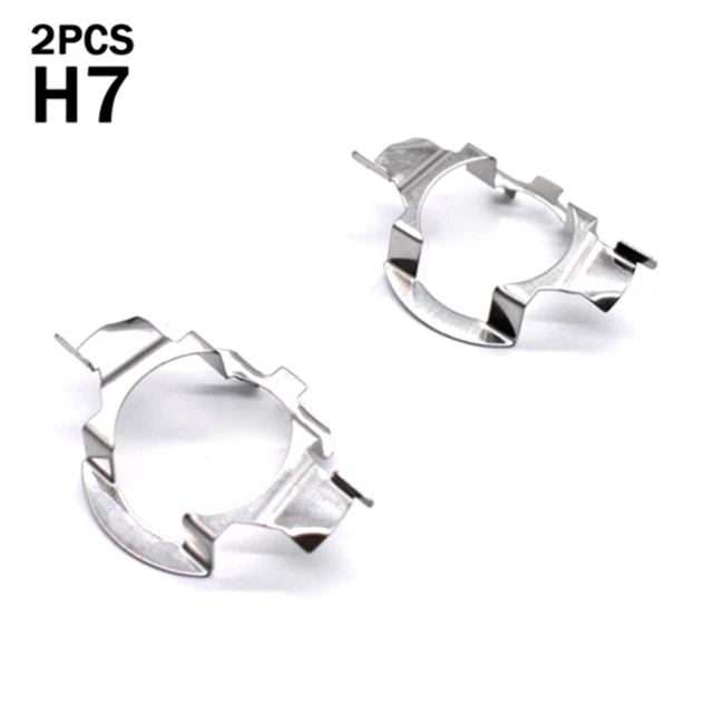 2pcs H7 LED Scheinwerfer Birne Base Halter Adapter Steckdose Retainer Clips Kit