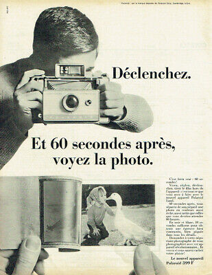 Lionel Publicité CNPC LIONEL TERRAY Photo appareil photo  ad  1960-4i 