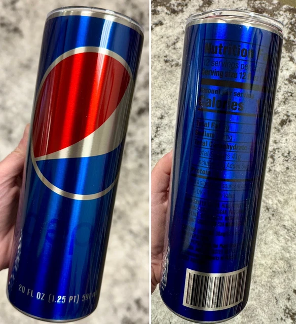 PEPSI SODA POP Can Soft Drink 20 Oz Stainless Steel Tumbler Cup + Lid &  Straw $17.05 - PicClick