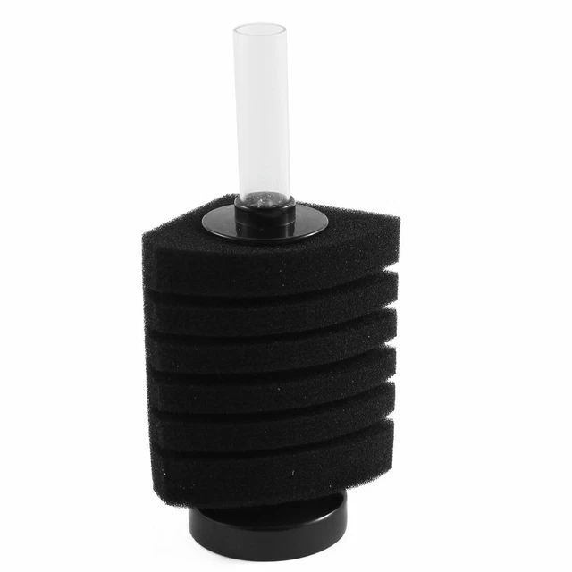 Fish Tank Aquarium Betta Shrimp Sponge Filter Black 16 x 8cm