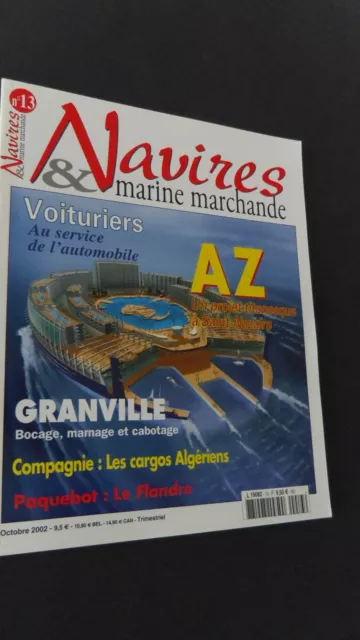 Magazine Paquebots et Marine marchande N° 13 Granville Bocage marnage cabotage