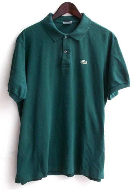 Polo uomo costume tradizionale verde scuro circa taglia XXL di Lacoste