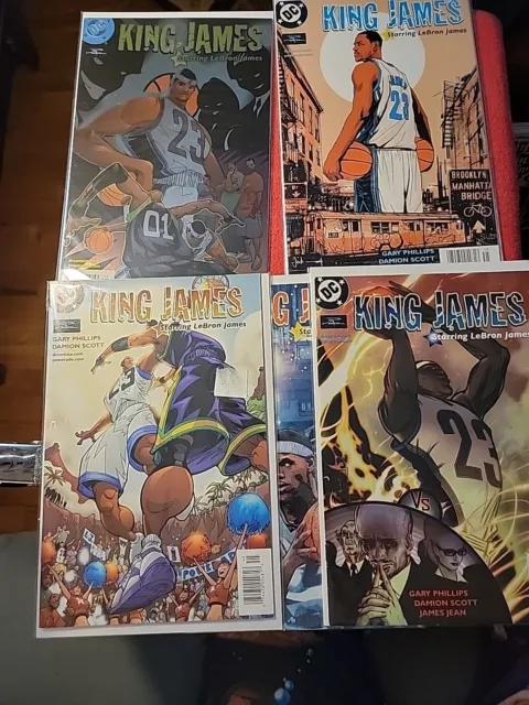 King James DC Comics Lebron James Comic Book Powerade 2004 comic book lot 5 Book