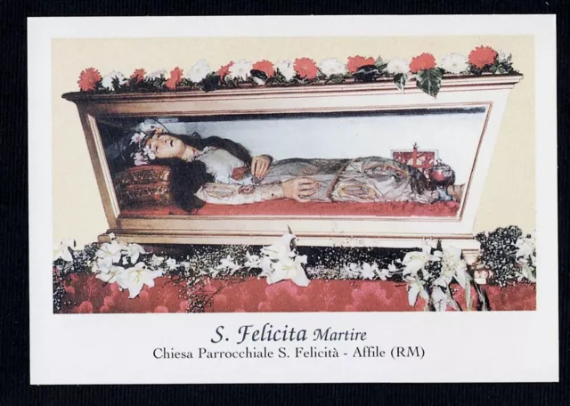 Santino Holy Card Image Pieuse  Heiligenbild  S . Felicita  Martire