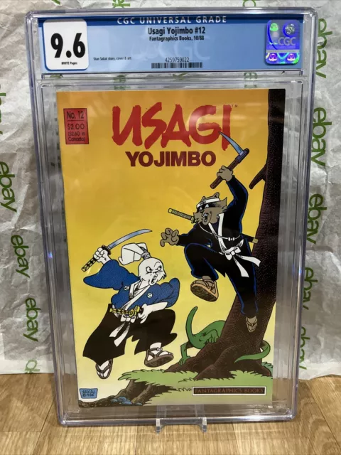 Usagi Yojimbo 12 cgc 9.6 wp Fantagraphics 1988 Comic New Slab