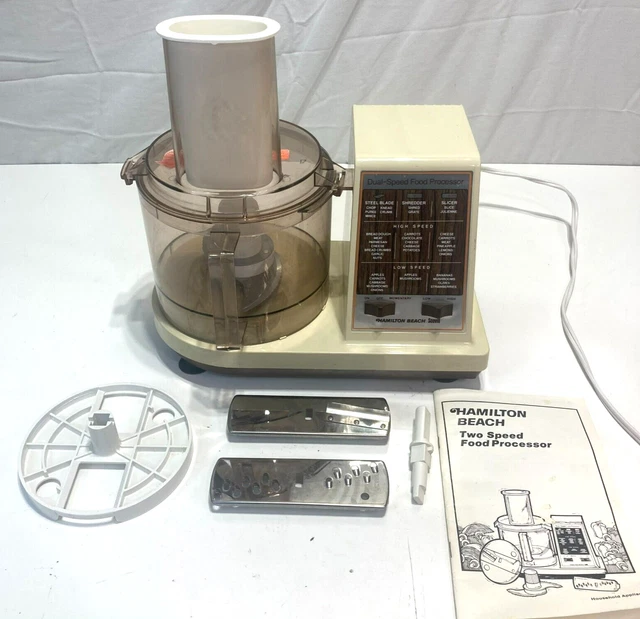 VINTAGE HAMILTON BEACH Dual Speed Food Processor Model 7024 EUC 30.00