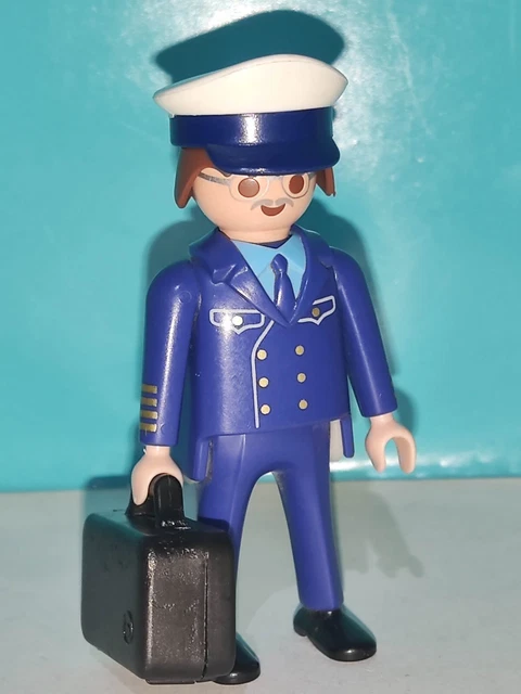 PLAYMOBIL - AÉRIEN - Pilote Sauveteur Aérien - Air Rescue Pilot Medic- Geobra EUR 3,90 - FR